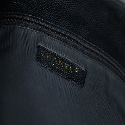 CHANEL Table #8, 2003 GST Tote Shoulder Bag black WS29014