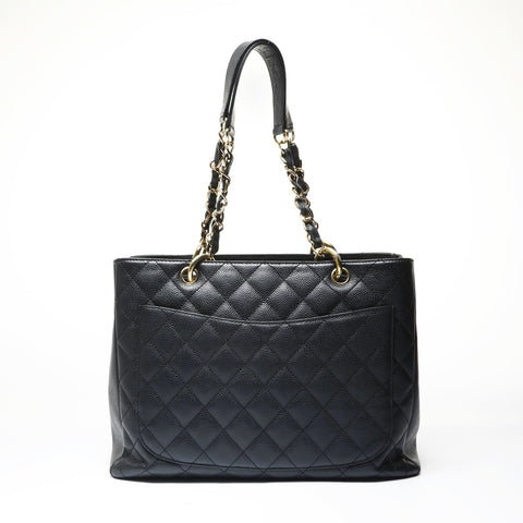 CHANEL Table #8, 2003 GST Tote Shoulder Bag black WS29014