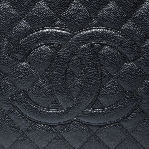 CHANEL Table #8, 2003 GST Tote Shoulder Bag black WS29014