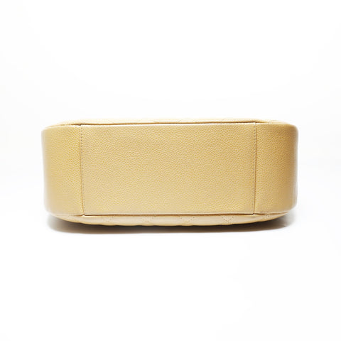 CHANEL Matrasse caviar skin Shoulder Bag beige WS29015