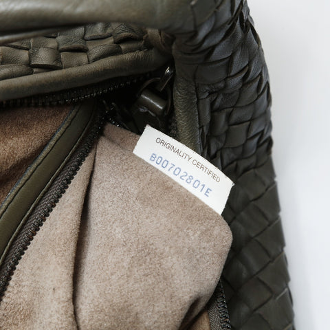 BOTTEGAVENETA INTRECCIATO HOBO BAG Handbag gray WS29017