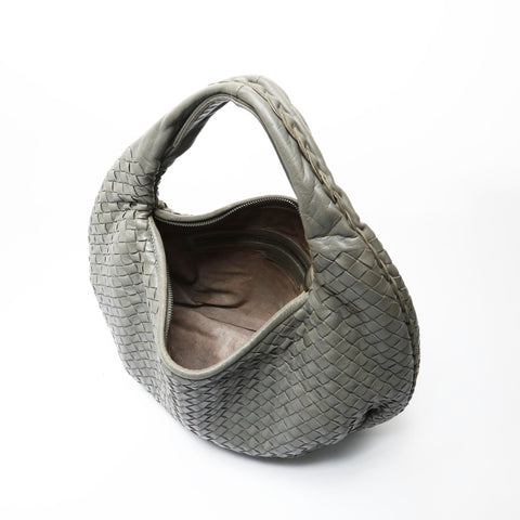 BOTTEGAVENETA INTRECCIATO HOBO BAG Handbag gray WS29017