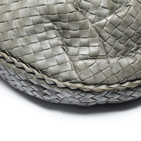 BOTTEGAVENETA INTRECCIATO HOBO BAG Handbag gray WS29017