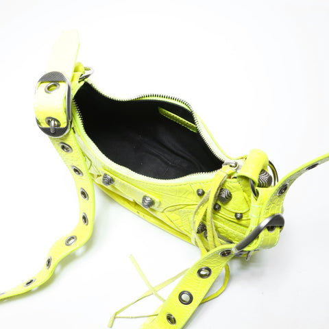 BALENCIAGA Lucagol Small Shoulder Bag yellow WS29020