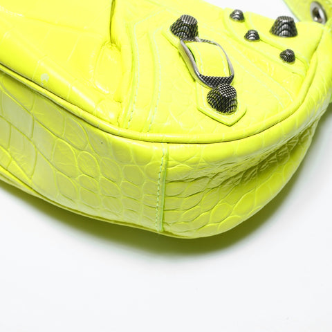 BALENCIAGA Lucagol Small Shoulder Bag yellow WS29020