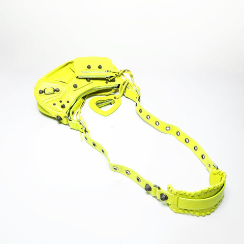 BALENCIAGA Lucagol Small Shoulder Bag yellow WS29020
