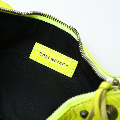 BALENCIAGA Lucagol Small Shoulder Bag yellow WS29020