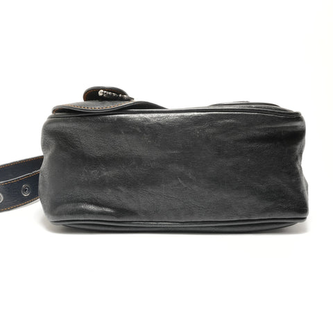 Christian Dior Gaucho Shoulder Bag black WS29022