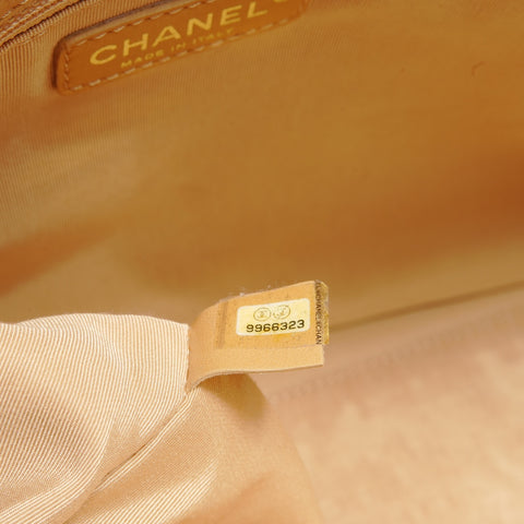 CHANEL Item No. 9, 2002-2003 Executive Tote, Calfskin Handbag beige WS29024