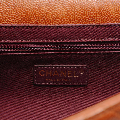CHANEL 18th series 2012-2013 Big Mato 2way Chain Shoulder Bag Brown WS29025