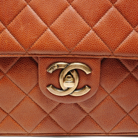 CHANEL 18th series 2012-2013 Big Mato 2way Chain Shoulder Bag Brown WS29025