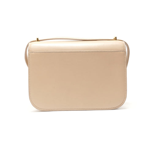 LOEWE Goya Kleine Leder Umhängetasche beige WS29026