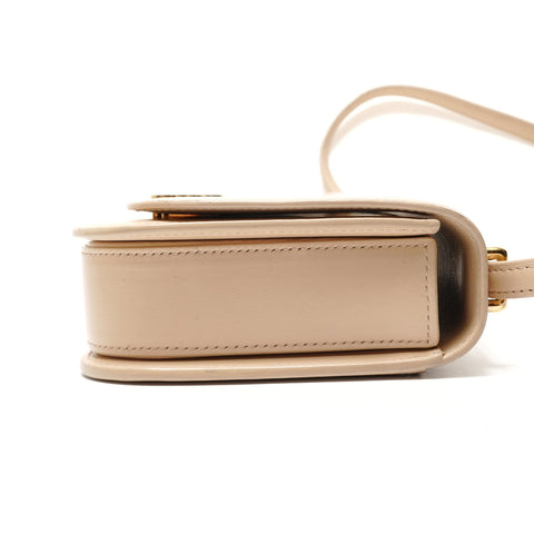 LOEWE Goya Kleine Leder Umhängetasche beige WS29026