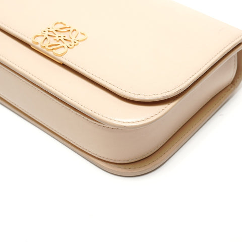 LOEWE Goya Kleine Leder Umhängetasche beige WS29026