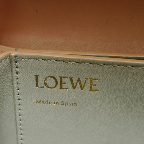 LOEWE Goya Kleine Leder Umhängetasche beige WS29026