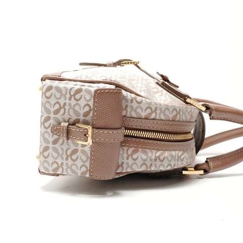 LOEWE Anagram Mini Traveler Bowling Handtasche beige WS29027