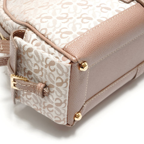 LOEWE Anagram Mini Traveler Bowling Handtasche beige WS29027