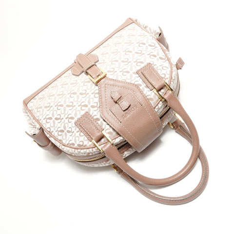 LOEWE Anagram Mini Traveler Bowling Handtasche beige WS29027