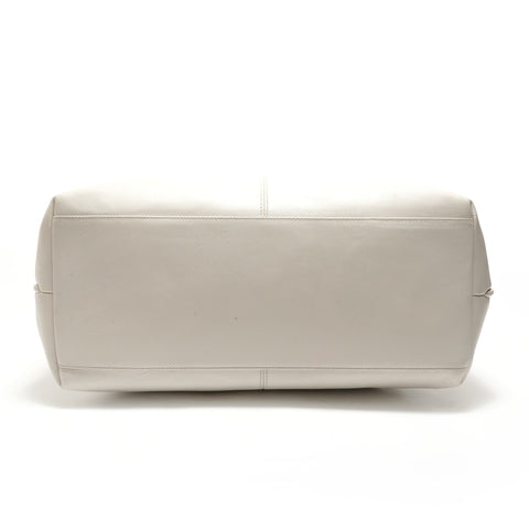 BOTTEGAVENETA Marco Polo Leather Tote Tote Bag white WS29031