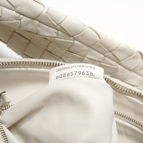 BOTTEGAVENETA INTRECCIATO Knot Handbag white WS29033