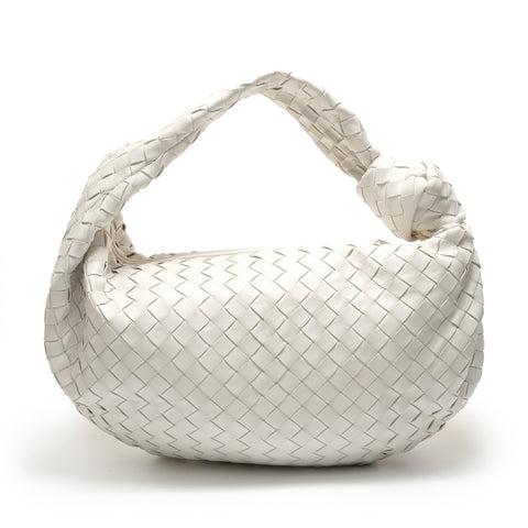 BOTTEGAVENETA INTRECCIATO Knot Handbag white WS29033