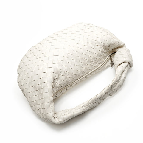 BOTTEGAVENETA INTRECCIATO Knot Handbag white WS29033