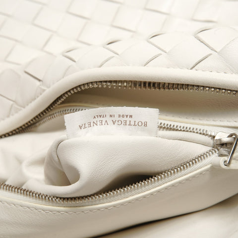 BOTTEGAVENETA INTRECCIATO Knot Handbag white WS29033