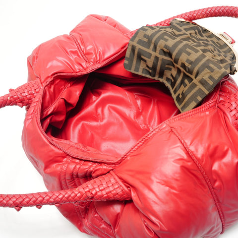 FENDI Spybag x Moncler Collaboration Handbag Red WS29034