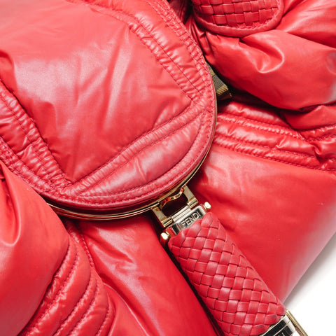 FENDI Spybag x Moncler Collaboration Handbag Red WS29034