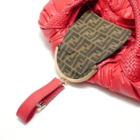 FENDI Spybag x Moncler Collaboration Handbag Red WS29034