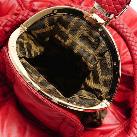 FENDI Spybag x Moncler Collaboration Handbag Red WS29034