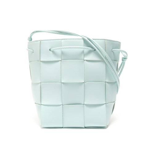 BOTTEGAVENETA INTRECCIATO Crossbody Shoulder Bag blue WS29035