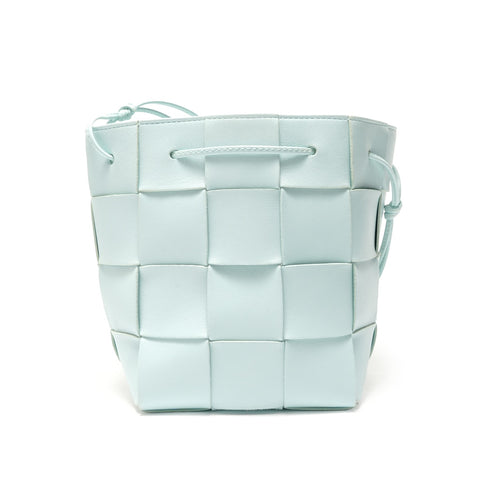 BOTTEGAVENETA INTRECCIATO Crossbody Shoulder Bag blue WS29035