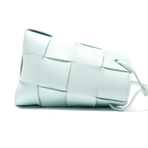 BOTTEGAVENETA INTRECCIATO Crossbody Shoulder Bag blue WS29035