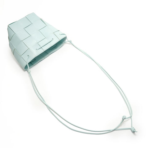 BOTTEGAVENETA INTRECCIATO Crossbody Shoulder Bag blue WS29035
