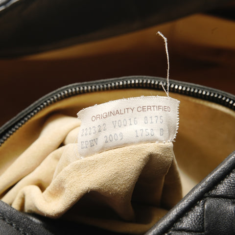BOTTEGAVENETA INTRECCIATO Tragetasche schwarz WS29036