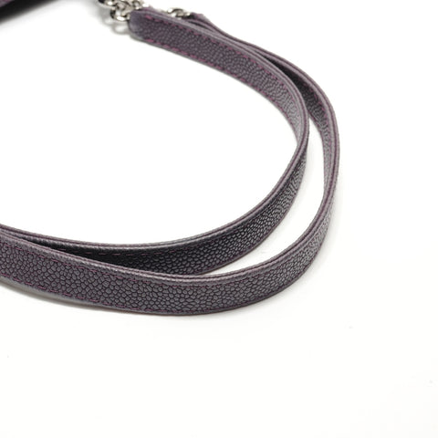 CHANEL Artikel Nr. 17, 2011-2012 Caviar Skin Chain Umhängetasche lila WS29037