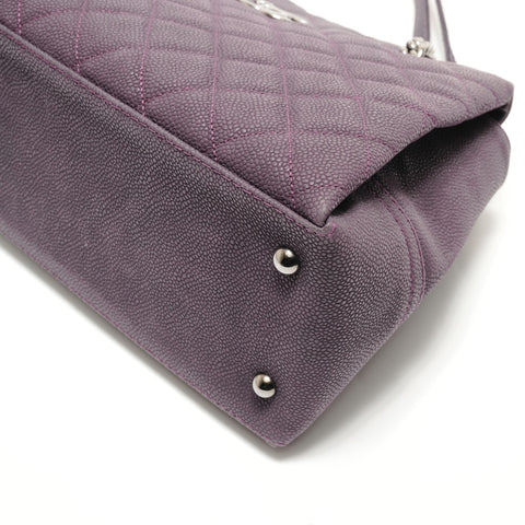 CHANEL Artikel Nr. 17, 2011-2012 Caviar Skin Chain Umhängetasche lila WS29037