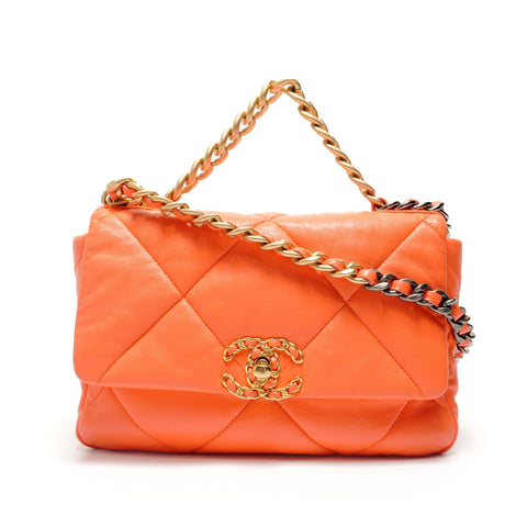 CHANEL 产品编号 29, 2020 Matelassé 2-way 链条单肩包 单肩包 橙色 WS29039