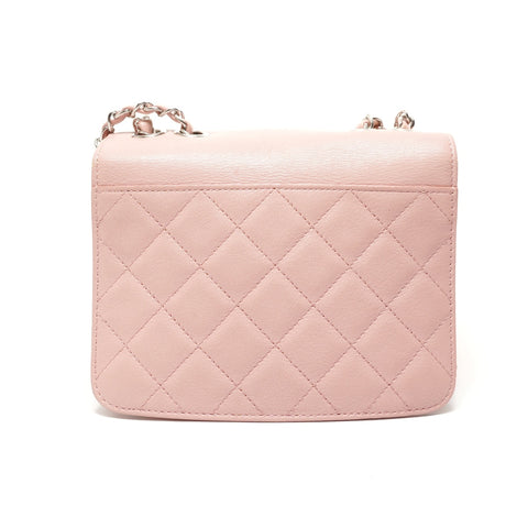 CHANEL Artikel-Nr. 25 Half COCO Mark Lederketten-Umhängetasche rosa WS29041