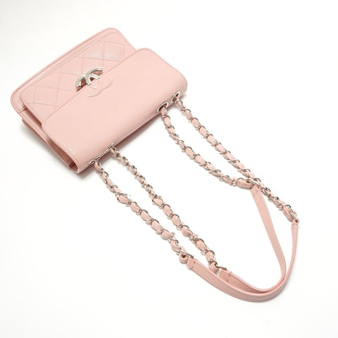 CHANEL Artikel-Nr. 25 Half COCO Mark Lederketten-Umhängetasche rosa WS29041