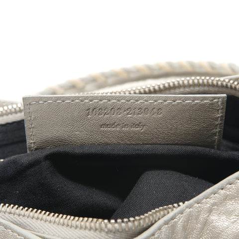 BALENCIAGA Le City 2way Handbag Silver WS29042
