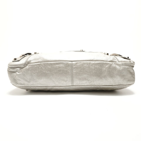 BALENCIAGA Le City 2way Handbag Silver WS29042