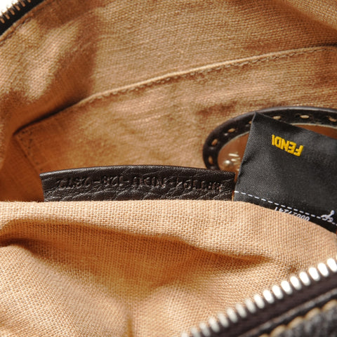 FENDI Selleria Umhängetasche Umhängetasche Braun WS29044