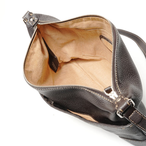 FENDI Selleria Umhängetasche Umhängetasche Braun WS29044