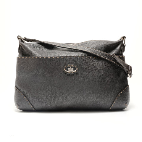 FENDI Selleria Shoulder Bag Shoulder Bag Brown WS29044