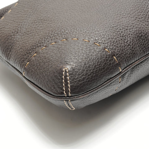 FENDI Selleria Umhängetasche Umhängetasche Braun WS29044