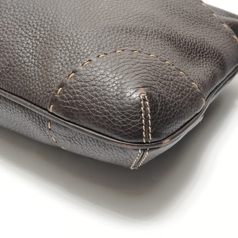 FENDI Selleria Umhängetasche Umhängetasche Braun WS29044