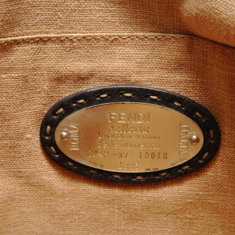 FENDI Selleria Umhängetasche Umhängetasche Braun WS29044
