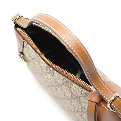 GUCCI GG Emblem Supreme Kleine Umhängetasche beige WS29045
